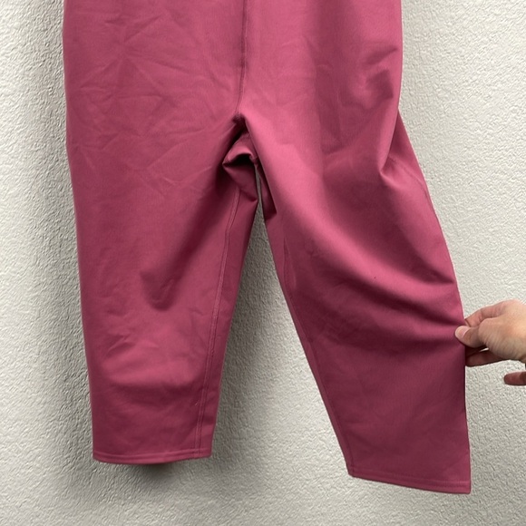 SOLD - New Alo Yoga Airbrush Physique Onesie Mars Clay Mauve Romper Lounge Sz L - Picture 5 of 14